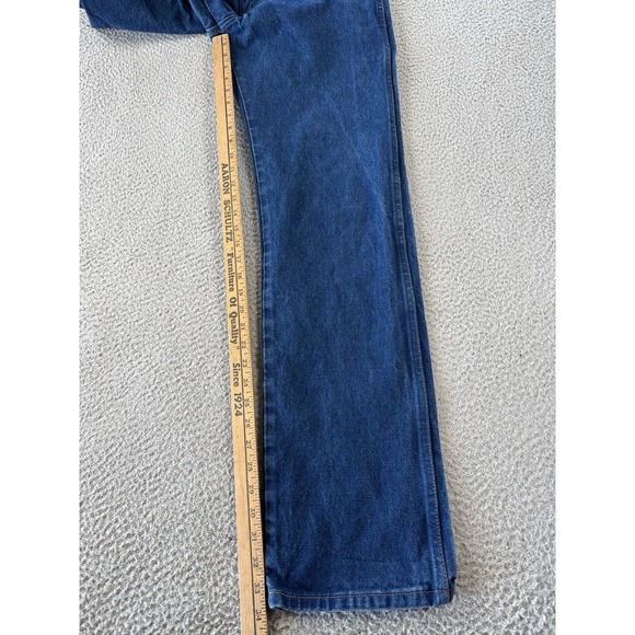 Wrangler Jeans Mens 34x36 (Fits 34x34) 13MWZ Cowboy Boot Cut Rodeo Denim - Picture 4 of 10